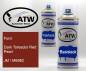 Preview: Ford, Dark Toreador Red Pearl, JM / M6982: 400ml Sprühdose + 400ml Klarlack - Set, von ATW Autoteile West.